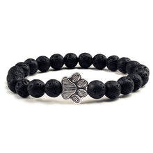 Load image into Gallery viewer, Volcanic Stone Paw Bracelets For Cats Dogs Lovers