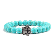 Load image into Gallery viewer, Volcanic Stone Paw Bracelets For Cats Dogs Lovers