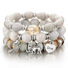 Load image into Gallery viewer, 3-4pcs/set Love Elephant Bracelets For Women