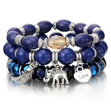 Load image into Gallery viewer, 3-4pcs/set Love Elephant Bracelets For Women