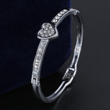 Load image into Gallery viewer, 12 Styles Stainless Steel Love Heart Bracelets For Women