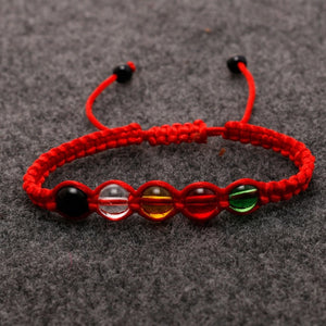 Red String Heart Bracelets For Women Children