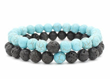 Load image into Gallery viewer, Natural Lava Stone Bracelets For Men