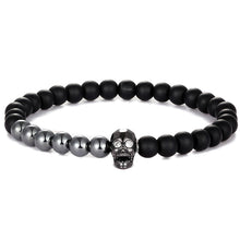 Load image into Gallery viewer, Metal Skull Elastic Bracelets For Men