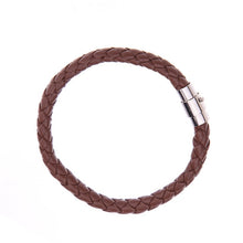 Load image into Gallery viewer, 1 pc Magnetic Clasp Leather Bracelet For Men Women