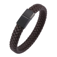 Load image into Gallery viewer, Leather Magnetic Clasp Bracelets For Men