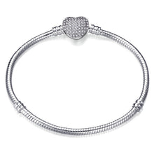 Load image into Gallery viewer, 17-21cm Silver Snake Chain Bracelets For Women