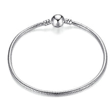 Load image into Gallery viewer, 17-21cm Silver Snake Chain Bracelets For Women